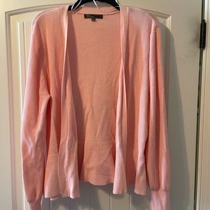 89th and Madison Pink Open Cardigan XL